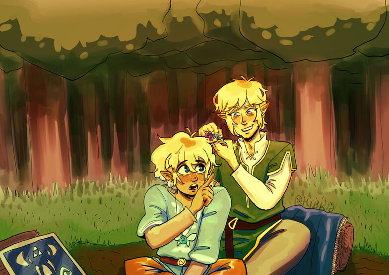 Inktober 2024 day 12 (Linked universe)