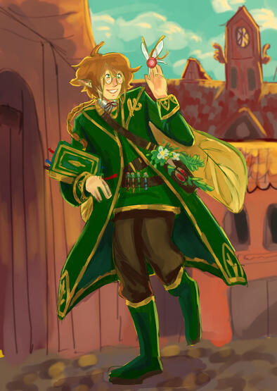 Artfight illustration of Finn, owner: Friend _ of _ a _ Cat on AF